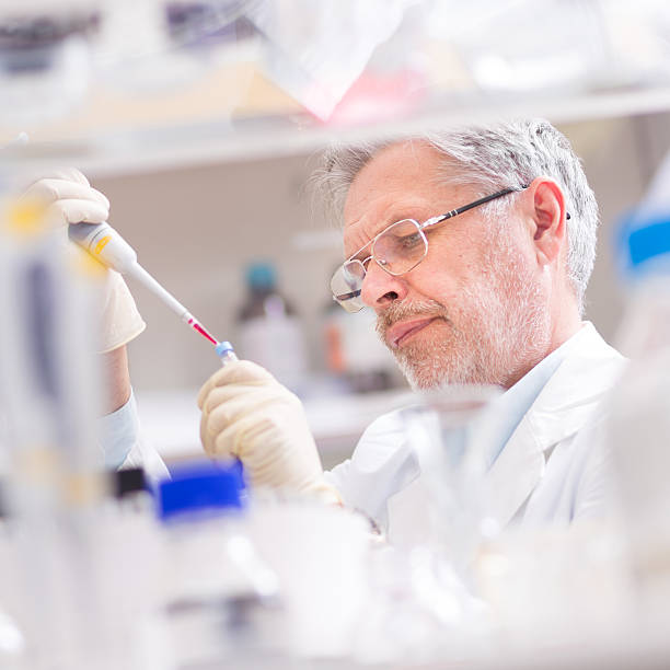 istock Life scientist researching in the laboratory. 475611941