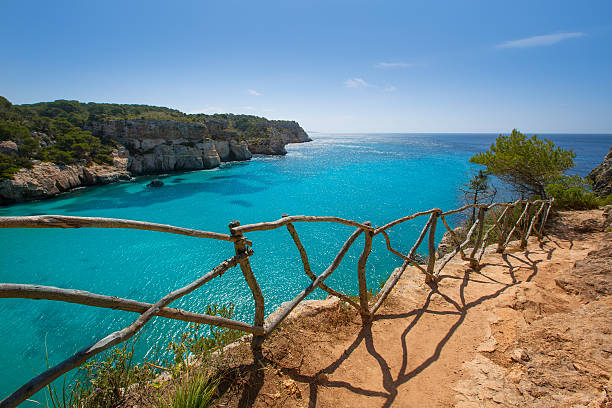 istock Cala Macarella Menorca turquoise Balearic Mediterranean 475614190