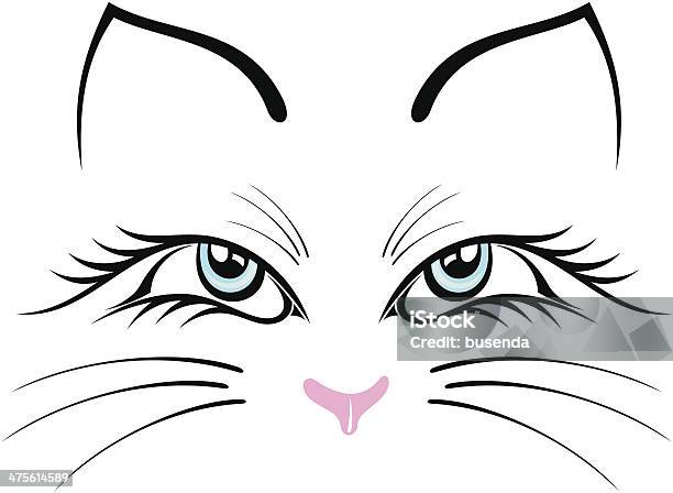 Cat Stock Illustration - Download Image Now - Animal Whisker, Domestic Cat, Undomesticated Cat