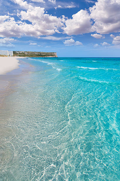 istock Alaior Cala Son Bou in Menorca turquoise beach at Balearic 475614696