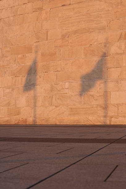 istock Flag Shadows on the Washington Monument in Golden Light 475618254