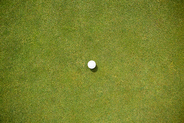 istock Golf ball on the putting green 475623644
