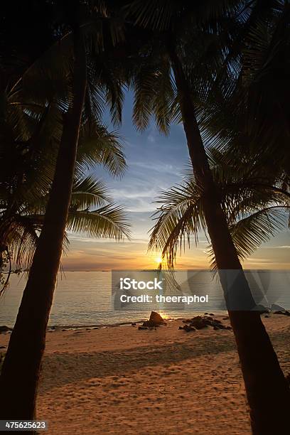 Sunset On The Beach Taling Ngam Bay Stock Photo - Download Image Now