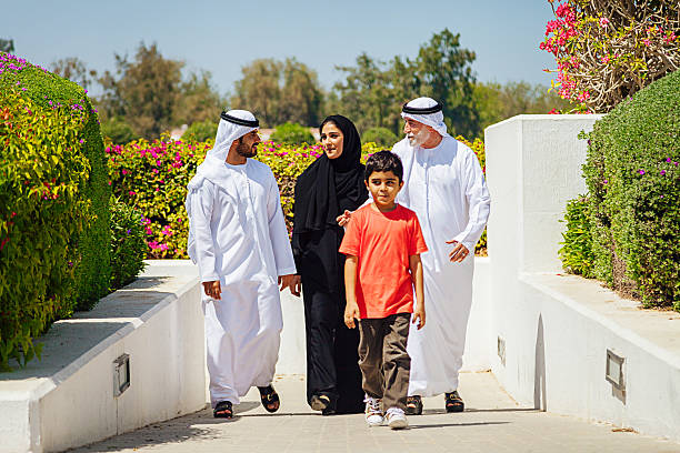 istock Multi Generation Arab Family Enjoying at Park 475626734