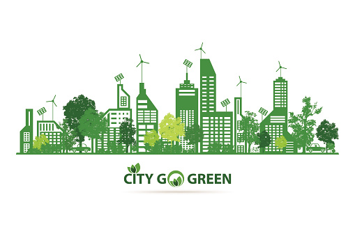 Eco city and energy save