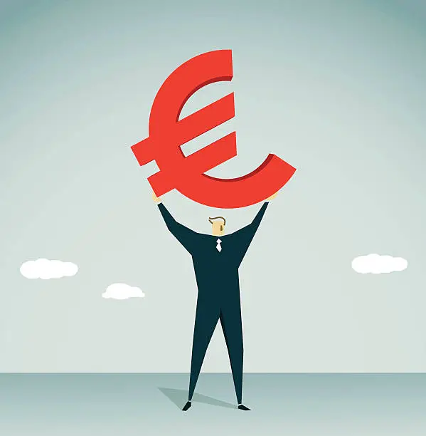Vector illustration of Euro-Illustration