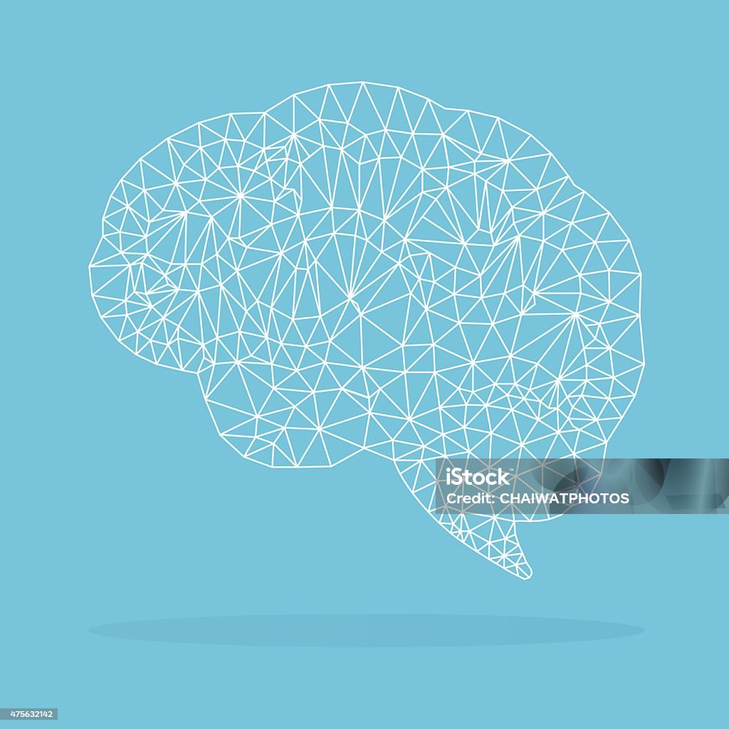 Brain Polygonal Vector Stock Illustration - Download Image Now - 2015 ...