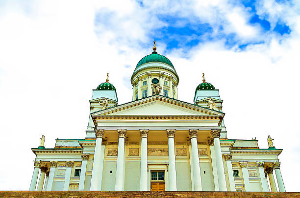 istock Helsinki Lutheran Cathedral Painting 475636414