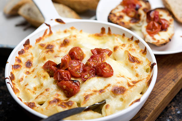 Baked Pasta with Mozzarella cheese  D810