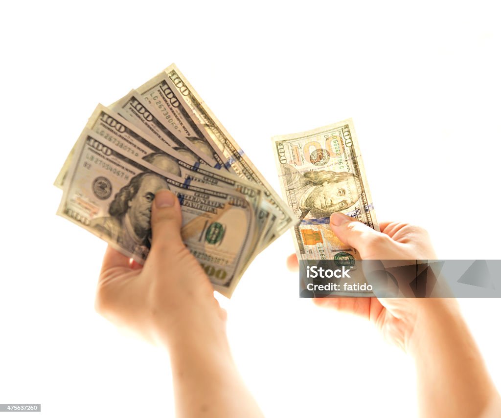 Hand Holding Money 2015 Stock Photo