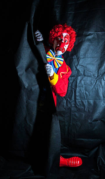 istock Sad clown with stage fright 475639750