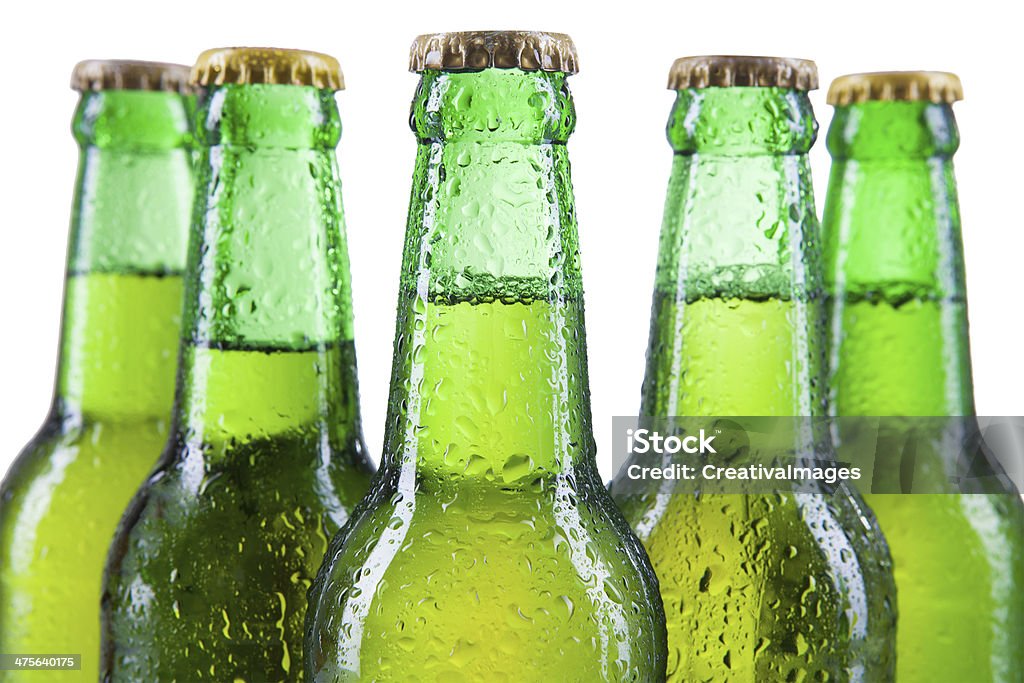 Garrafas de cerveja fresca - Royalty-free Bebida Foto de stock