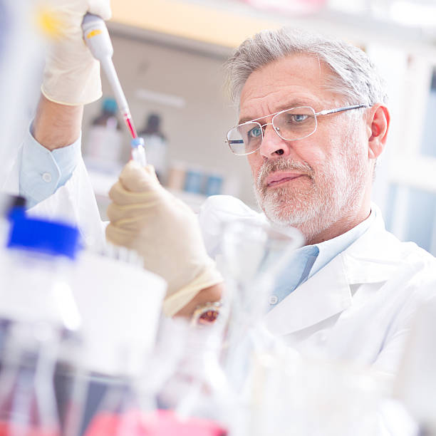 istock Life scientist researching in the laboratory. 475640519