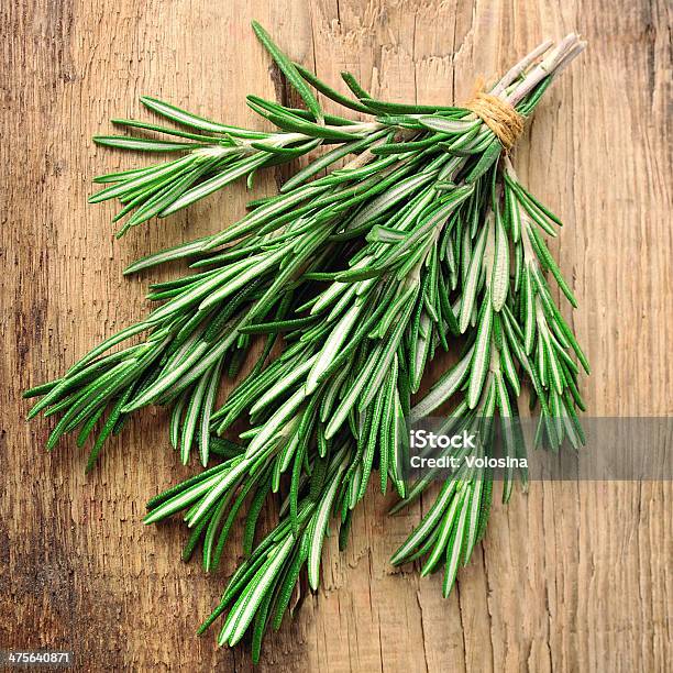 Twigs Of Rosemary Stock Photo - Download Image Now - Branch - Plant Part, Close-up, Food