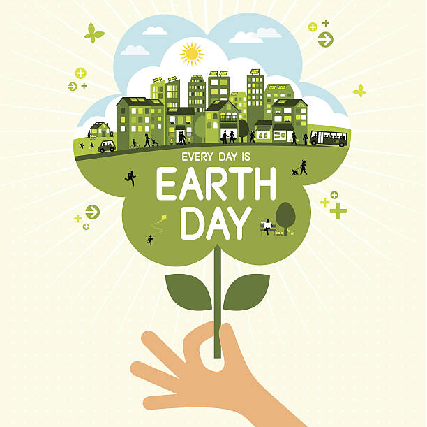 earth day - 可持續性 生活 幅插畫檔、美工圖案、卡通及圖標