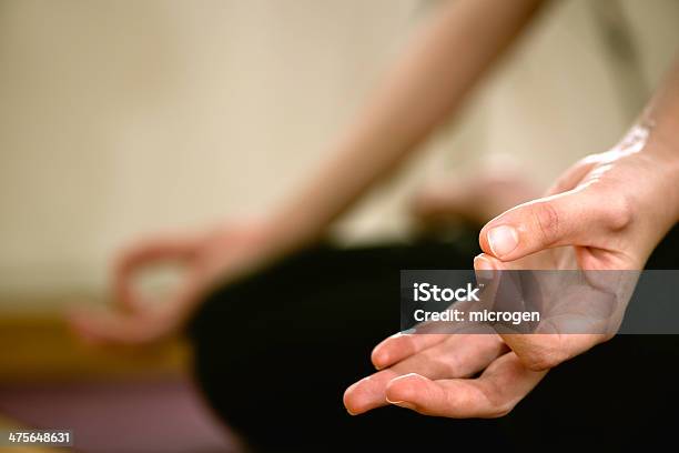 Yoga Detail With Hand Stock Photo - Download Image Now - Adult, Adults Only, Balance