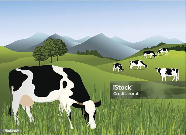 Vetores de Vacas e mais imagens de Fêmea de mamífero - Fêmea de mamífero, Agricultura, Animal