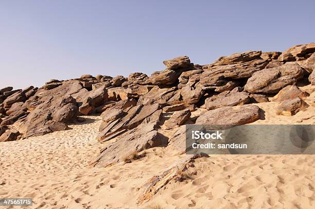 Foto de Deserto e mais fotos de stock de Amarelo - Amarelo, Amontoamento, Arbusto