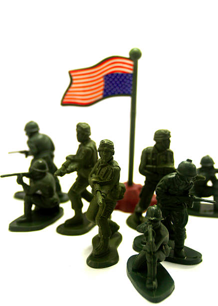 istock Green Army toy soldiers 475652851
