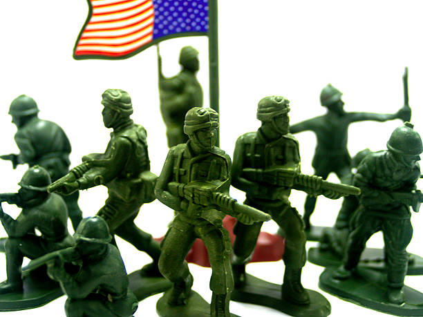 istock Green Army toy soldiers 475652855