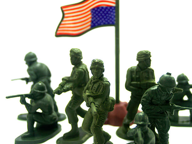 istock Green Army toy soldiers 475652859