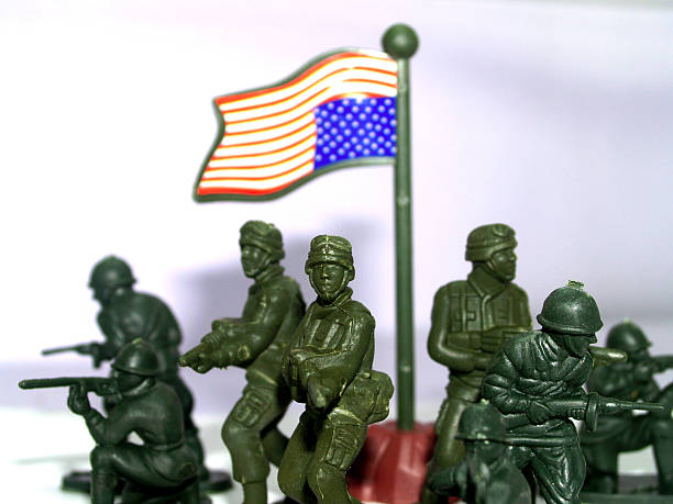 istock Green Army toy soldiers 475652861