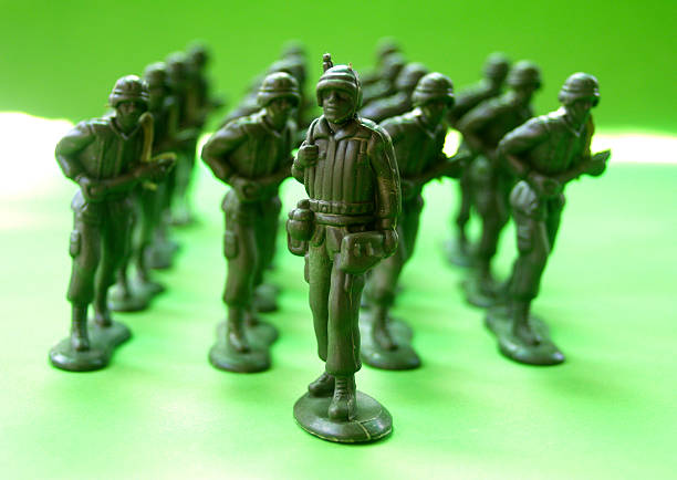 istock Green Army toy soldiers 475652869