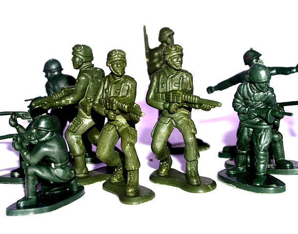 istock Green Army toy soldiers 475652889