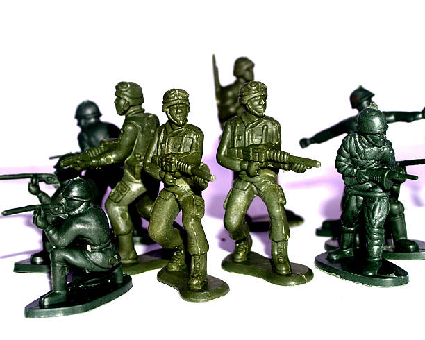 istock Green Army toy soldiers 475652897