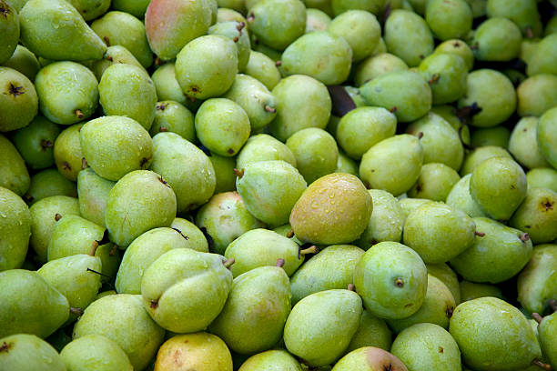 fresh fruits at a street market