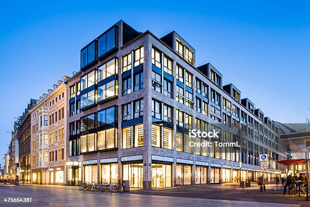 Messehaus Uhr Markt Leipzig Deutschland Stockfoto und mehr Bilder von Außenaufnahme von Gebäuden - Außenaufnahme von Gebäuden, Einkaufszentrum, Im Freien