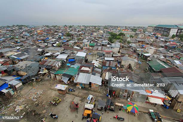 Squatters In Manila Stock Photo - Download Image Now - 2015, Forbidden, Horizontal