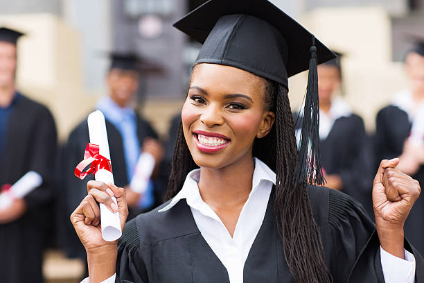 istock happy african american female graduate 475658921