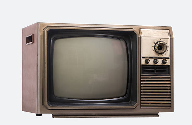 istock old TV on the isolated 475659146
