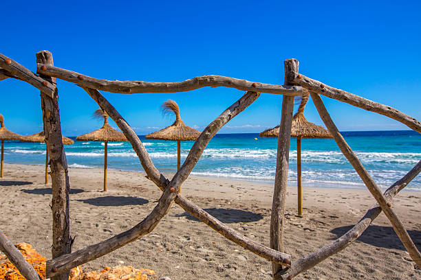 Menorca Platja Sant Tomas in Es Mitjorn Gran at Balearics