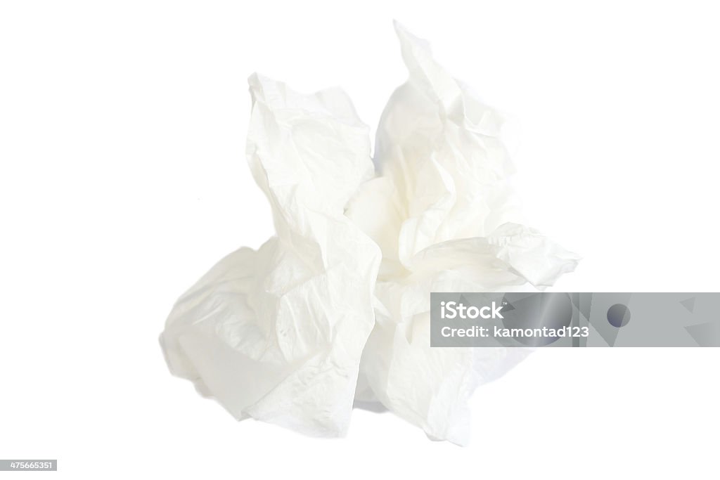 White Tissue Stock Photo - Download Image Now - Facial Tissue, Crumpled,  Old - iStock