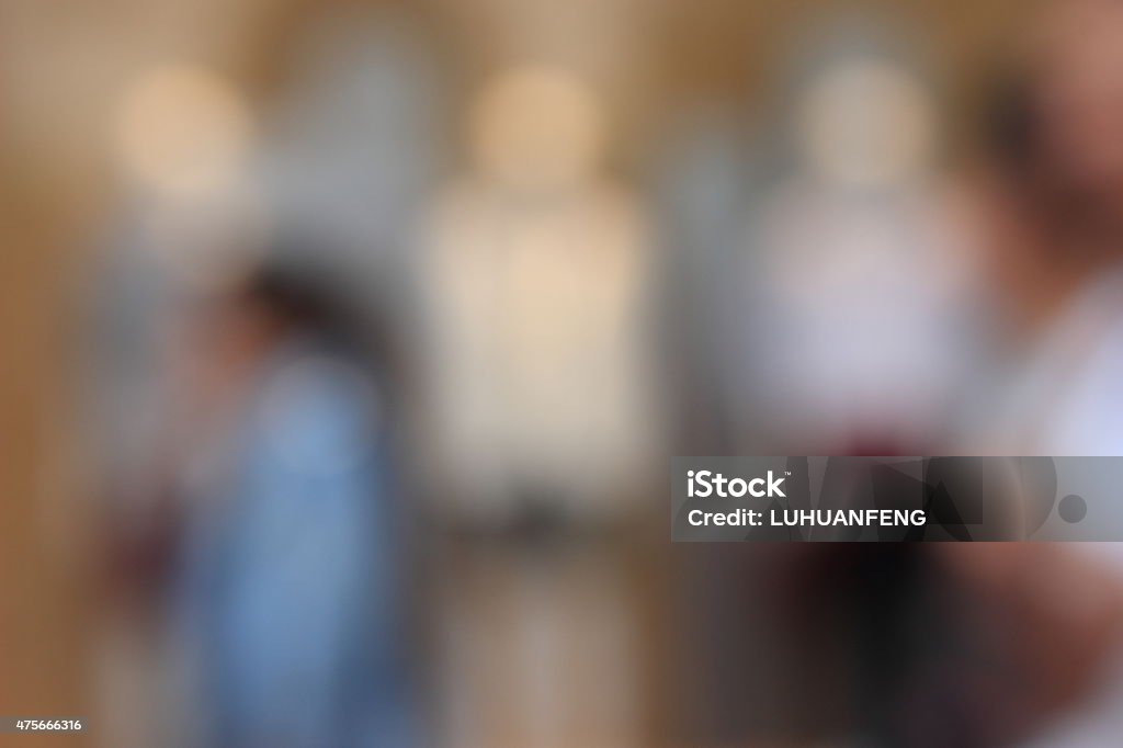 Blur abstract people background 2015 Stock Photo