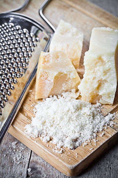 istock grated parmesan cheese and metal grater 475666399