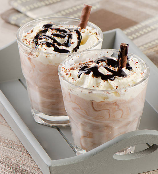 istock Cream Milkshake in   Glasses 475666976