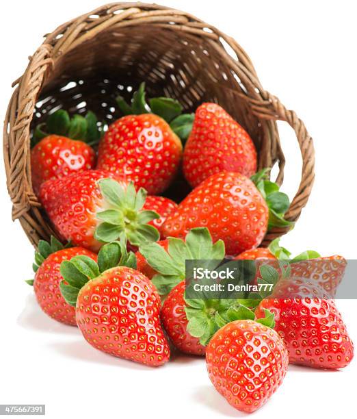 Strawberry Stock Photo - Download Image Now - Basket, Strawberry, Berry Fruit