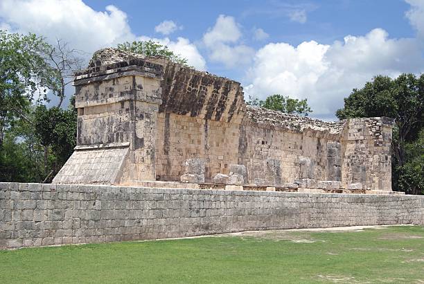 istock Pok ta pok ball court in Chichen Itza, Mexico 475669090