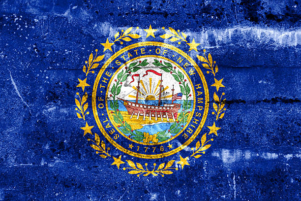 istock New Hampshire State Flag painted on grunge wall 475671307