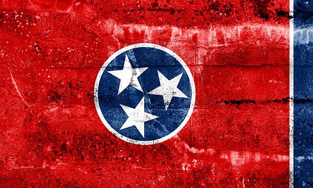 istock Tennessee State Flag painted on grunge wall 475674457