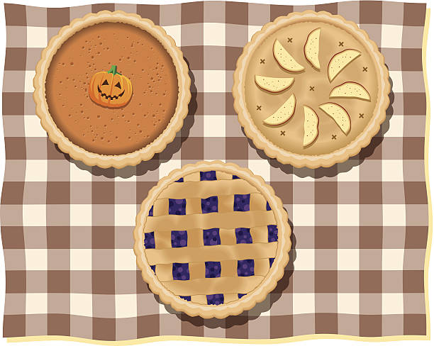 ilustrações de stock, clip art, desenhos animados e ícones de as tartes c - pie baked food pumpkin pie