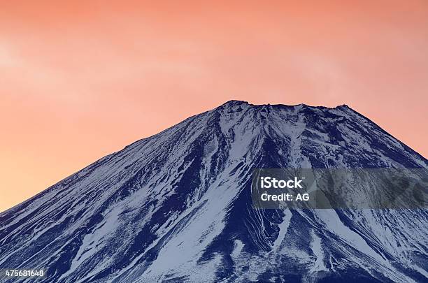 Mt Fuji At Sunrise Stock Photo - Download Image Now - 2015, Asia, Copy Space