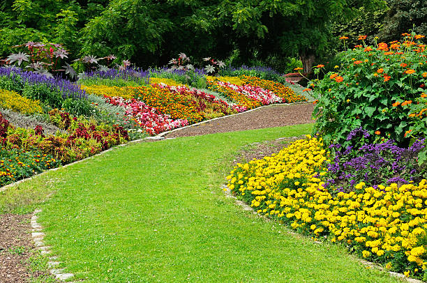istock flowerbeds in the park 475684292