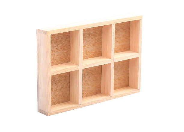 istock wood shelves isolated on white background 475685434