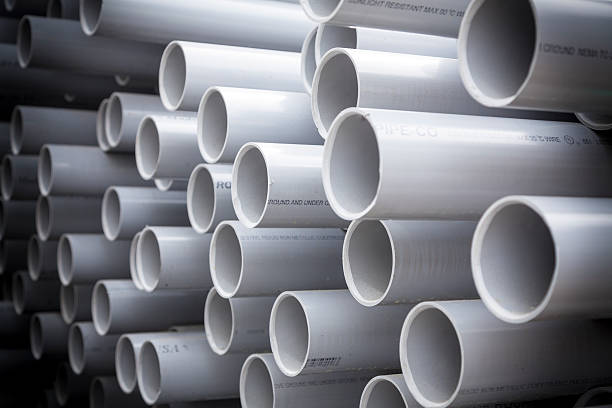 istock Conduit for fiber optic installation 475688990