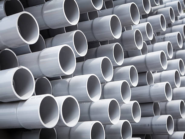 istock Conduit for fiber optic installation 475689006