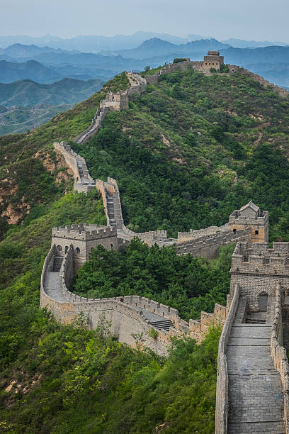 istock Great wall of China panorama. 475689568